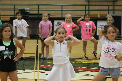 The junior Belles are in their poses and ready to dance again.