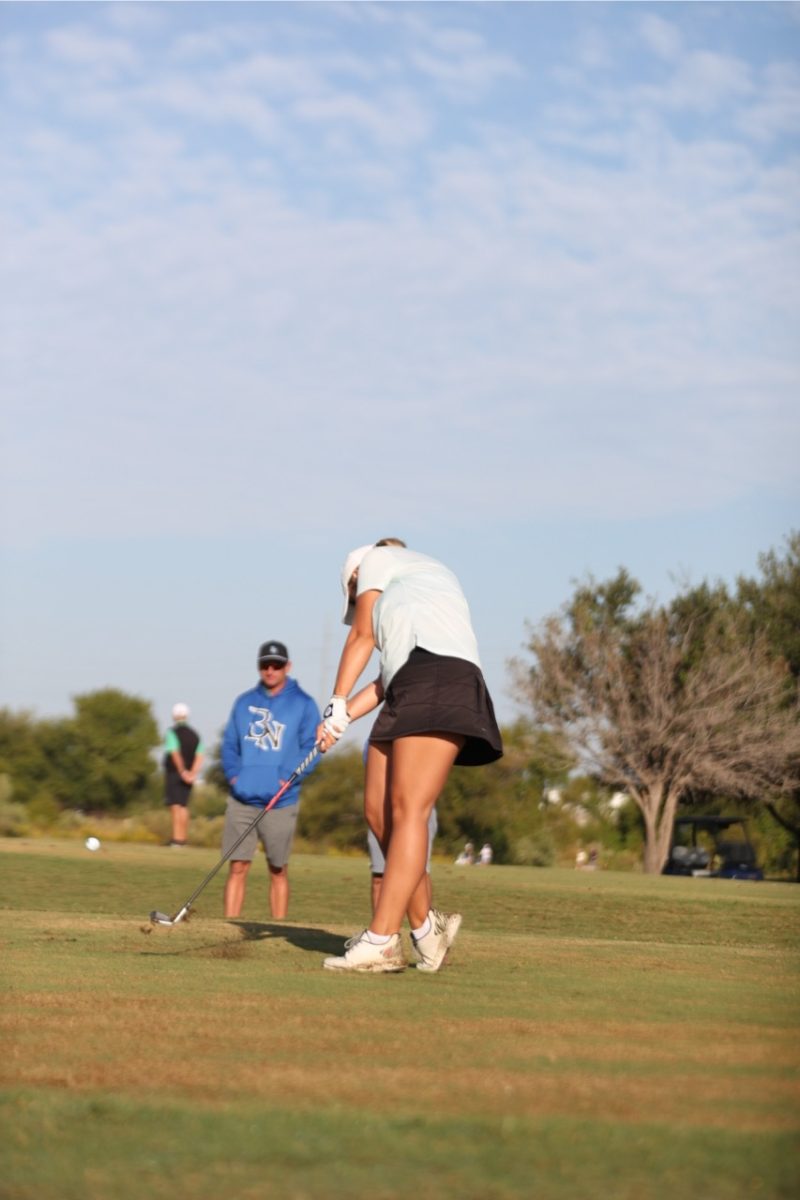 Girls varsity golf competes at the Texan Fall Classic